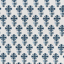Load image into Gallery viewer, Blake Block Print Cotton, Indigo