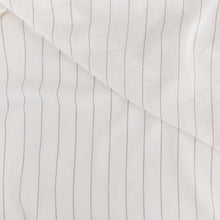 Load image into Gallery viewer, Montauk Pinstripe Sheer Fabric, Natural