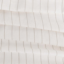 Load image into Gallery viewer, Montauk Pinstripe Sheer Fabric, Natural