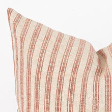 Load image into Gallery viewer, Thompson Ticking 20x20 Pillow, Rust