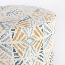 Load image into Gallery viewer, Isla Round Ottoman Stool, Laguna
