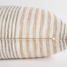 Load image into Gallery viewer, Maritime Stripe 14x20 Lumbar Pillow, Hemp
