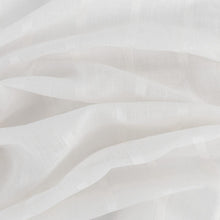 Load image into Gallery viewer, Ribbon Stripe Sheer Fabric, White
