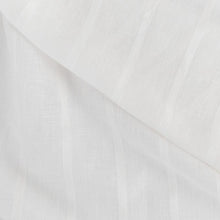 Load image into Gallery viewer, Ribbon Stripe Sheer Fabric, White
