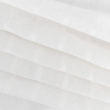 Load image into Gallery viewer, Ribbon Stripe Sheer Fabric, White

