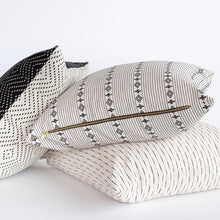Load image into Gallery viewer, Judy Stripe 22x22 Pillow, Onyx
