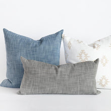 Load image into Gallery viewer, Ryder 22x22 Pillow, Indigo
