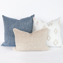 Load image into Gallery viewer, Ryder 22x22 Pillow, Indigo
