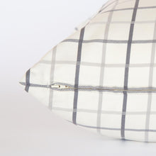 Load image into Gallery viewer, Colton Windowpane 20x20 Pillow, Silver
